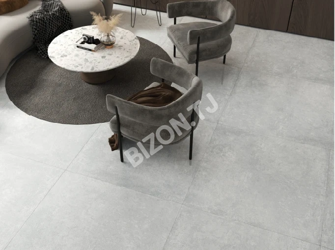 Керамическая плитка Sebastian - Light Gray, 90х90см 2